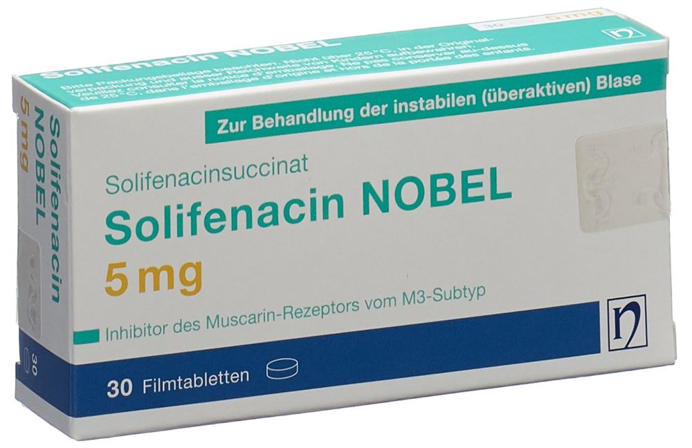 SOLIFENACIN NOBEL cpr pell 5 mg 30 pce