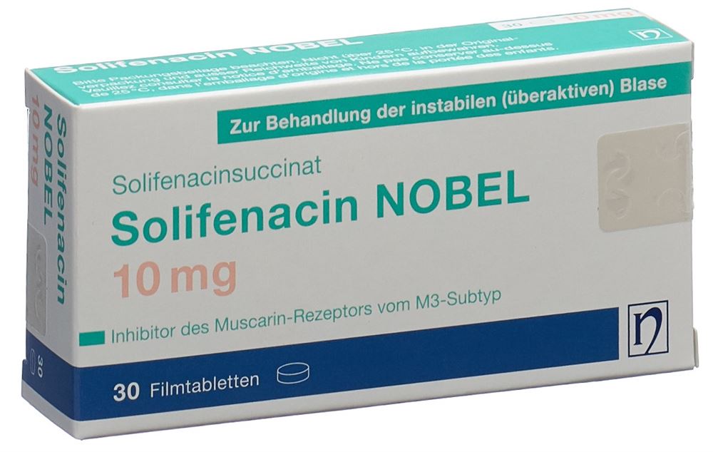 SOLIFENACIN NOBEL cpr pell 10 mg 30 pce