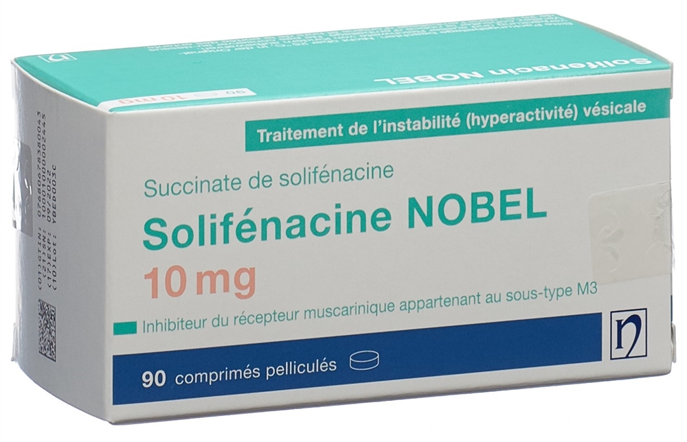 Solifenacin NOBEL 10 mg, Filmtabletten