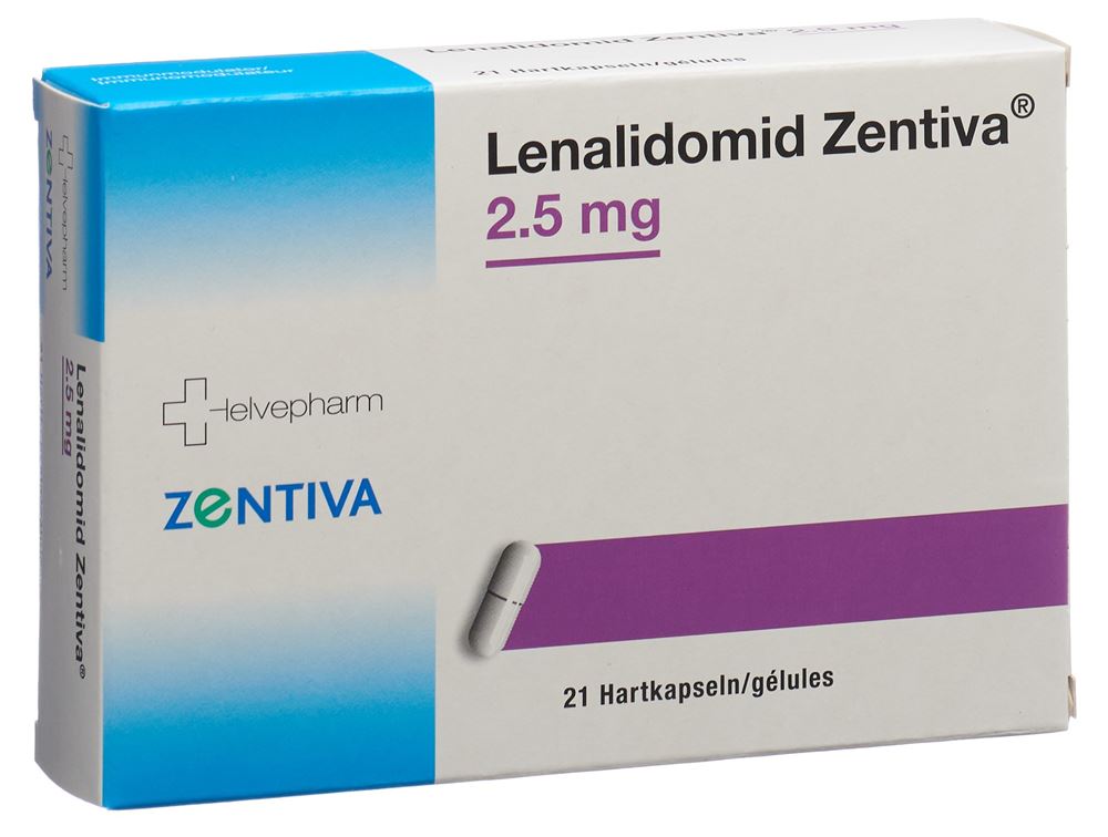 LENALIDOMID Zentiva caps 2.5 mg 21 pce