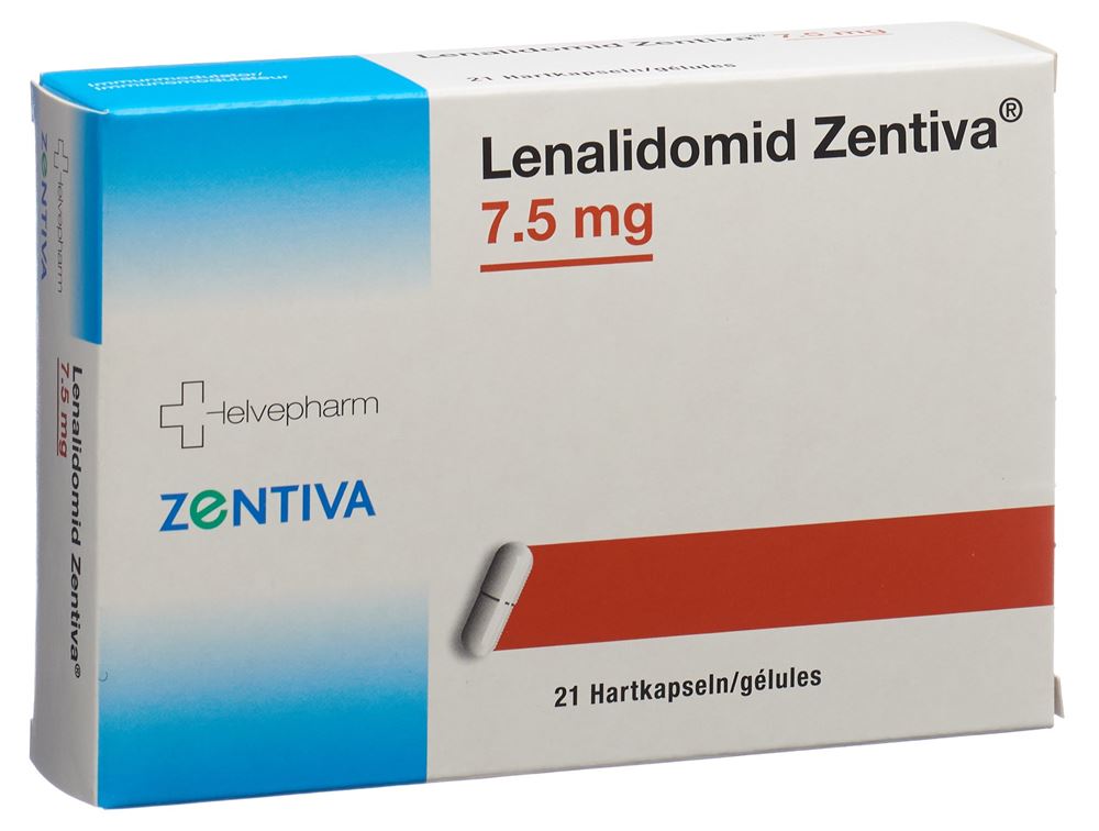 Lenalidomid Zentiva 7.5 mg, Hartkapseln