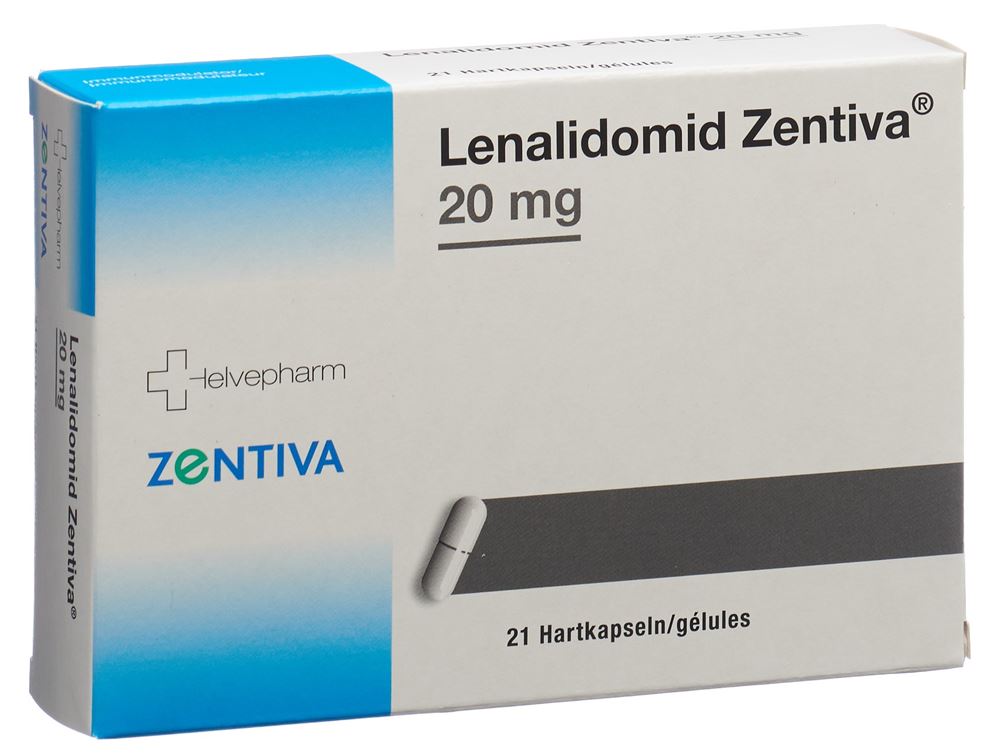 LENALIDOMID Zentiva caps 20 mg 21 pce