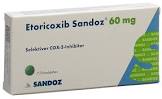 ETORICOXIB Sandoz cpr pell 60 mg 7 pce