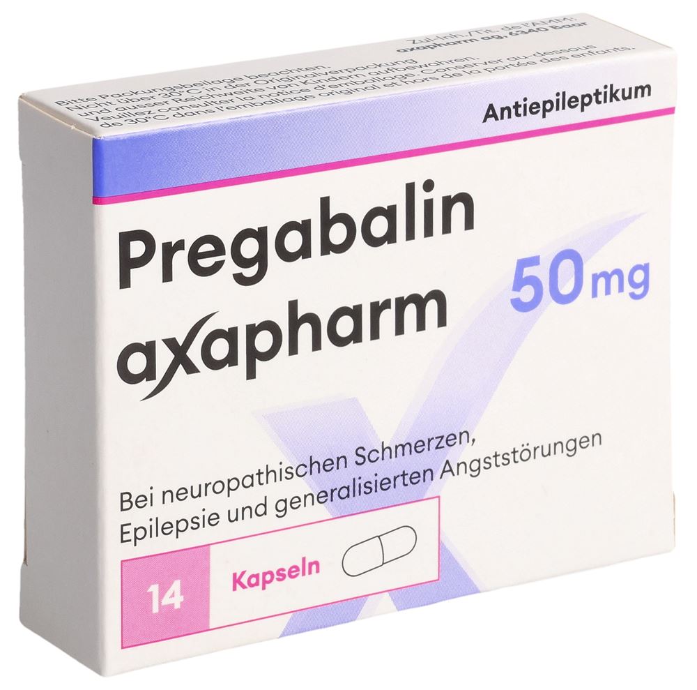 Pregabalin Axapharm 50 mg, Hartkapseln