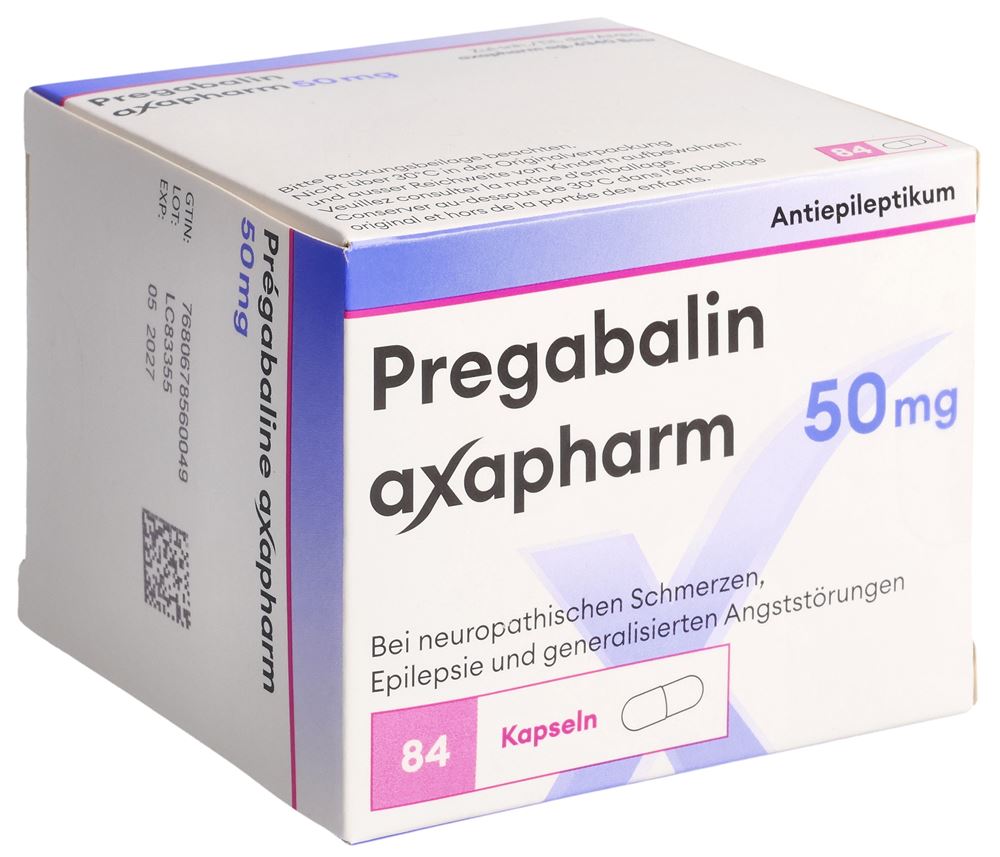 Pregabalin Axapharm 50 mg, Hartkapseln
