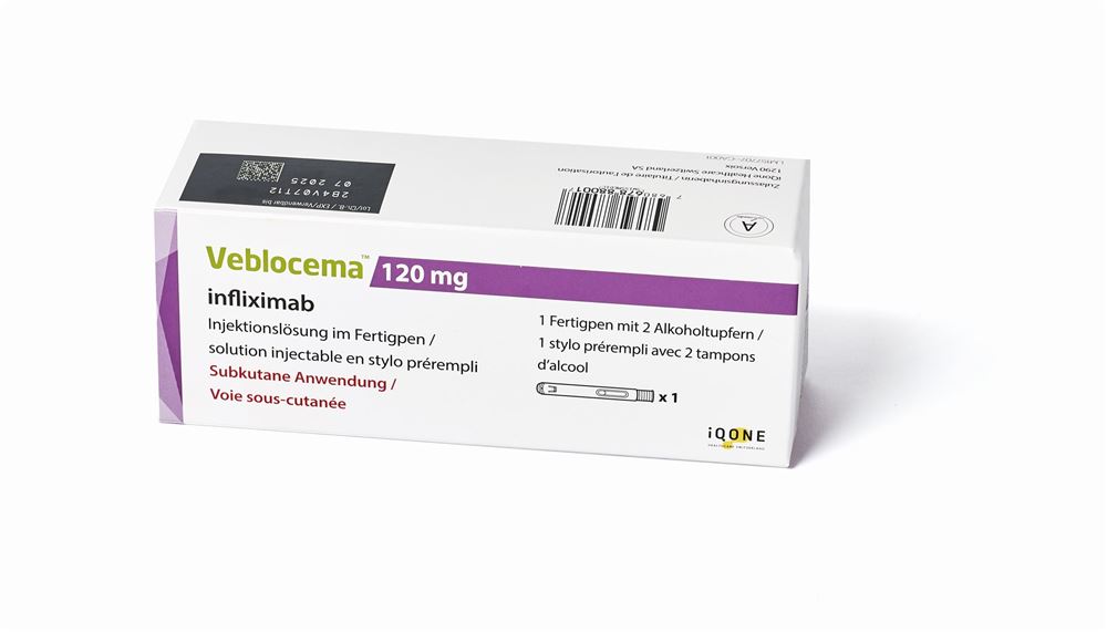 Veblocema 120 mg, solution injectable en stylo prérempli