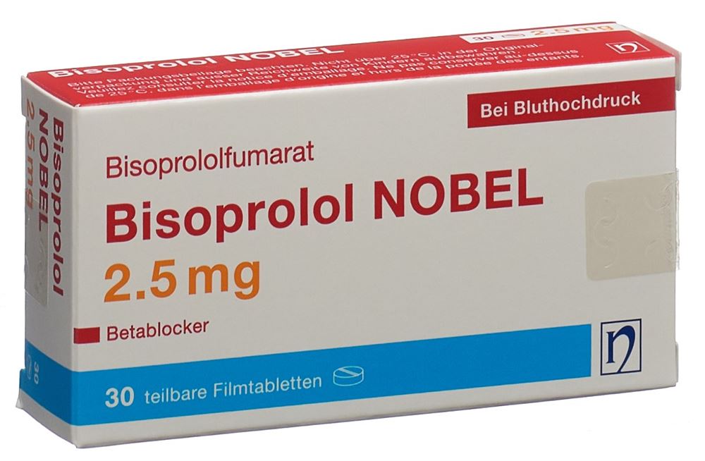 BISOPROLOL NOBEL cpr pell 2.5 mg 30 pce