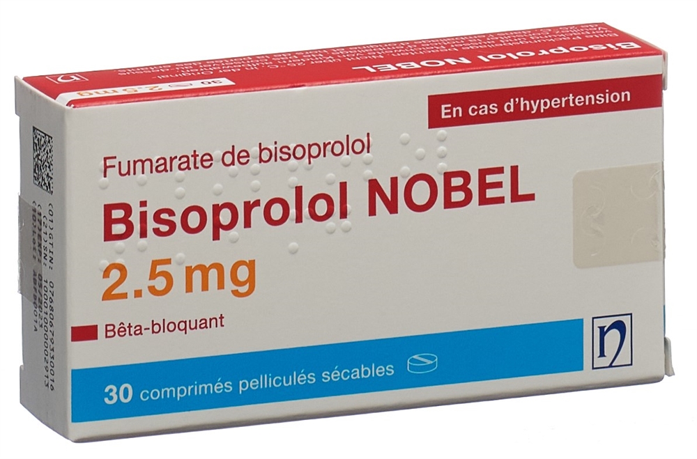 BISOPROLOL NOBEL cpr pell 2.5 mg 30 pce