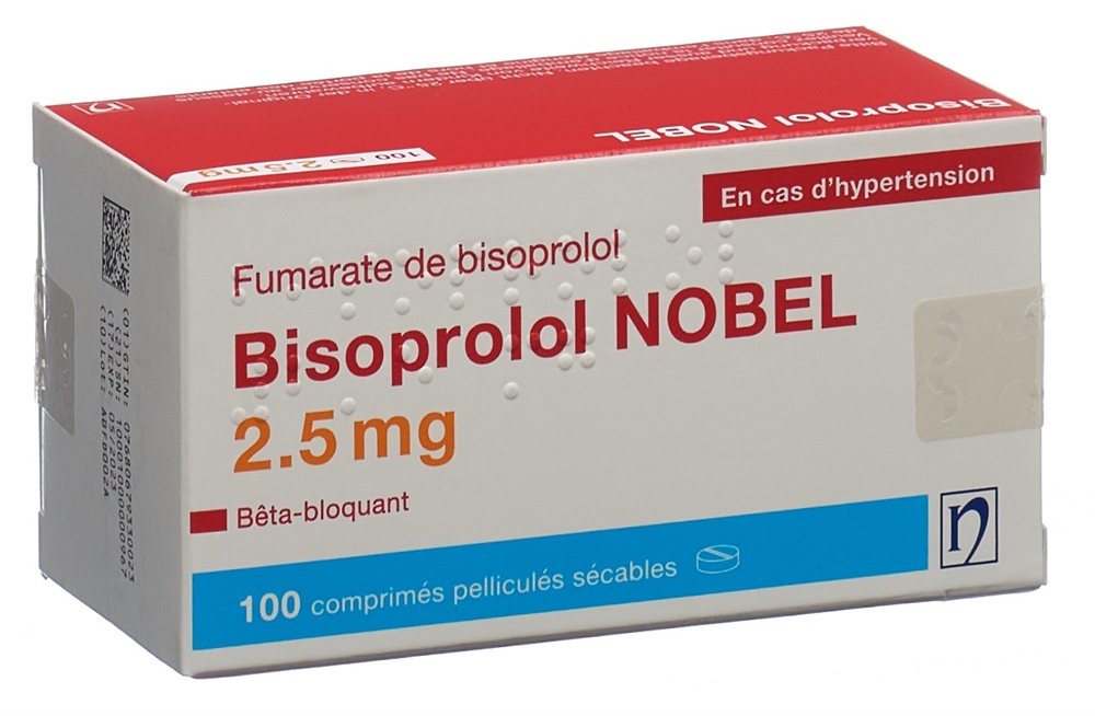 BISOPROLOL NOBEL cpr pell 2.5 mg 100 pce