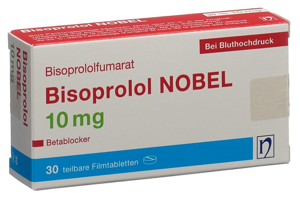 BISOPROLOL NOBEL cpr pell 10 mg 30 pce