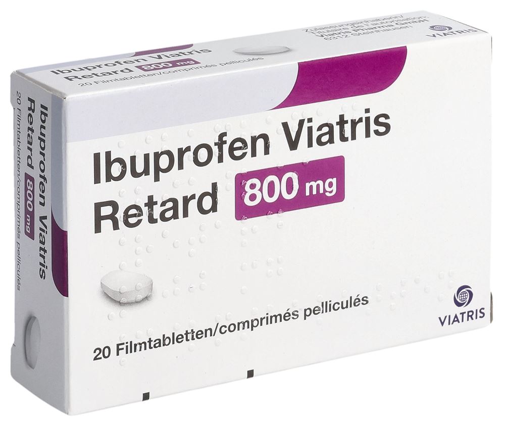 IBUPROFEN Viatris cpr pell ret 800 mg 20 pce