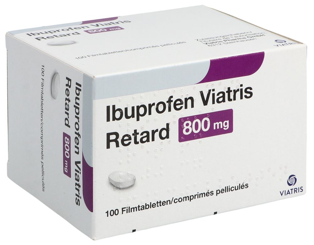 IBUPROFEN Viatris cpr pell ret 800 mg 100 pce