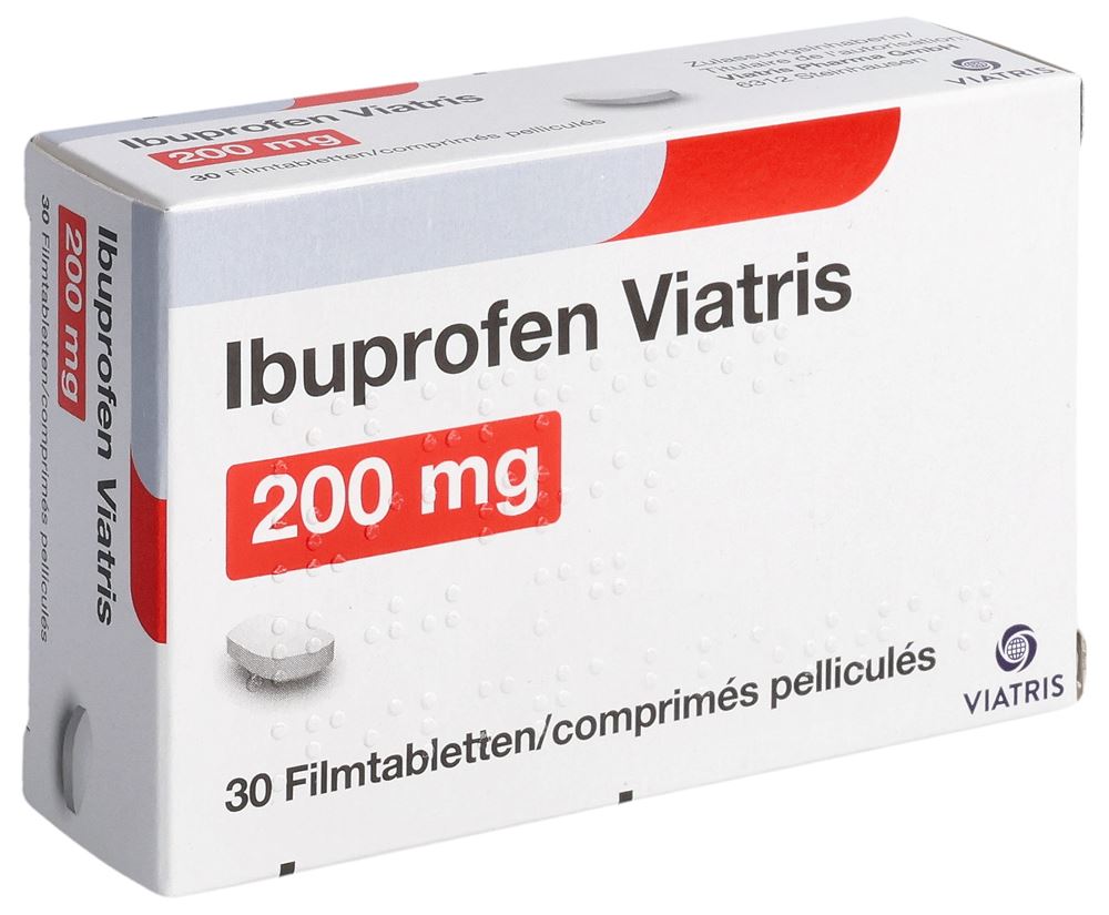 IBUPROFEN Viatris cpr pell 200 mg 30 pce