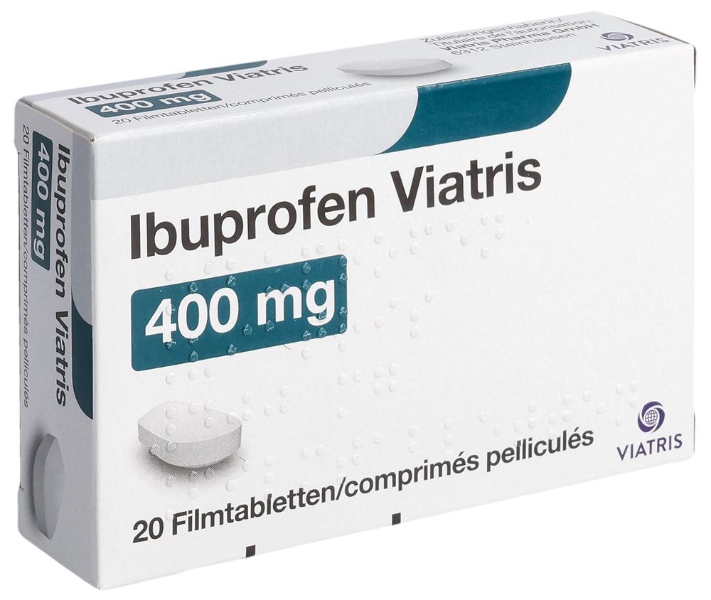 IBUPROFEN Viatris cpr pell 400 mg 20 pce
