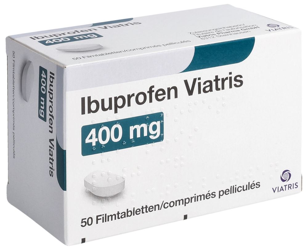 Ibuprofen Viatris 400 mg, Filmtabletten
