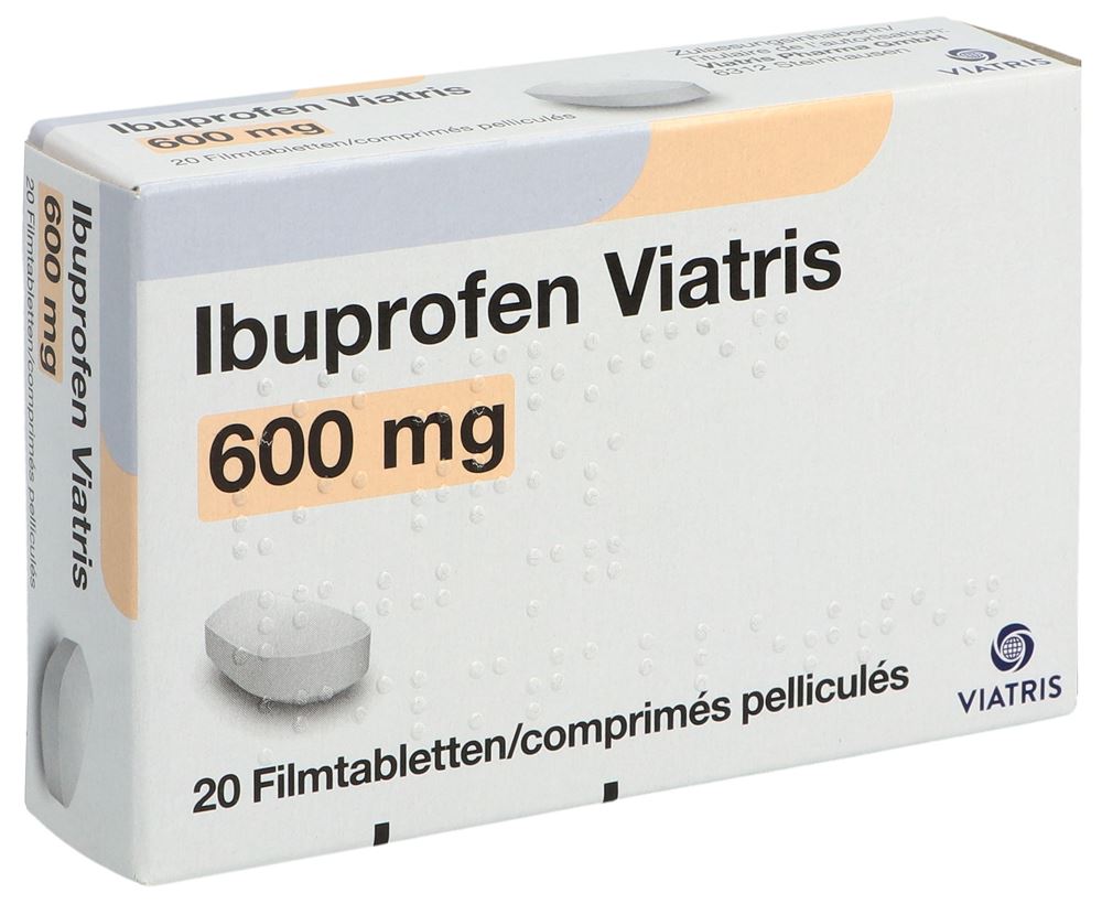 Ibuprofen Viatris 600 mg, Filmtabletten