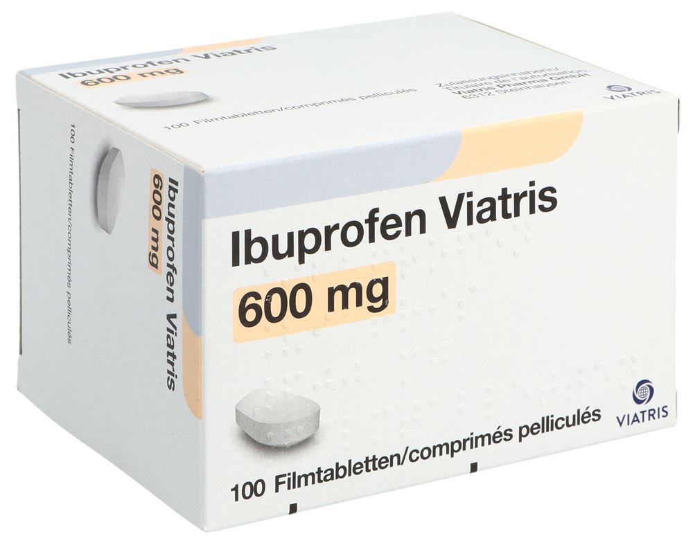 Ibuprofen Viatris 600 mg, Filmtabletten