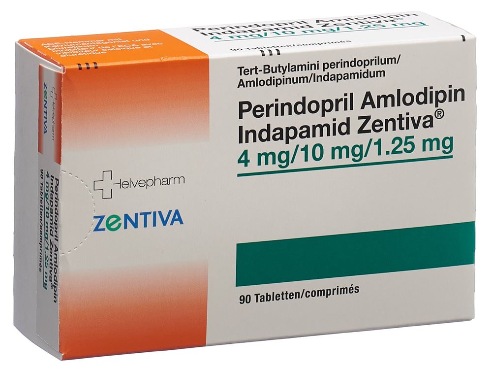 PERINDO AMLO INDAP Zentiva cpr 4/10/1.25mg 90 pce