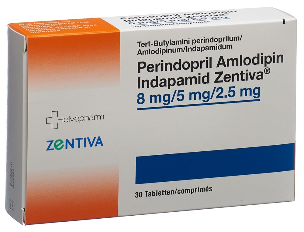 PERINDO AMLO INDAP Zentiva cpr 8/5/2.5mg 30 pce