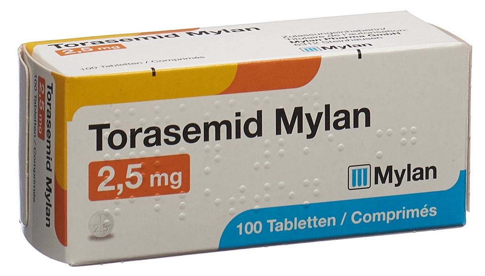 Torasemid Mylan 2,5 mg, Tabletten