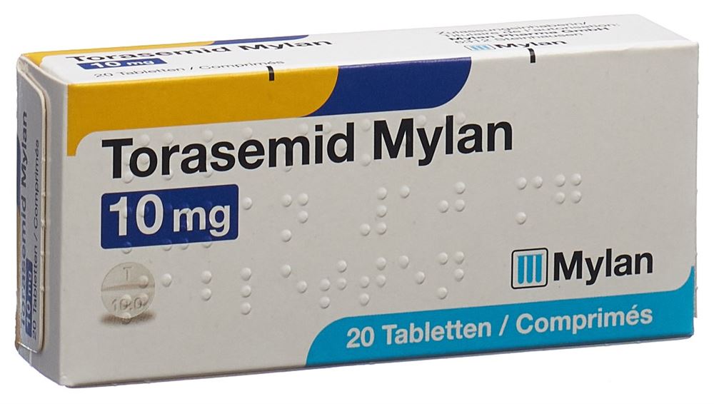 Torasemid Mylan 10 mg, Tabletten