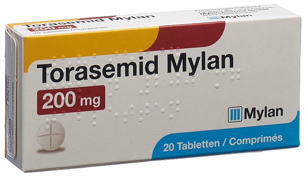 Torasemid Mylan 200 mg, Tabletten