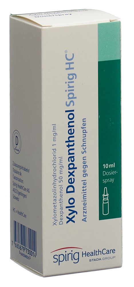 XYLO DEXPANTHENOL Spirig HC spray nasal fl 10 ml
