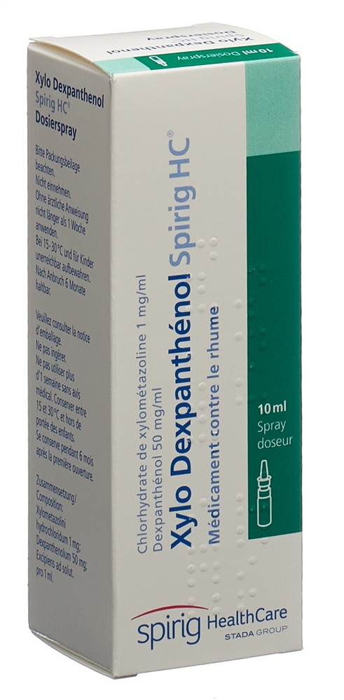 XYLO DEXPANTHENOL Spirig HC spray nasal fl 10 ml