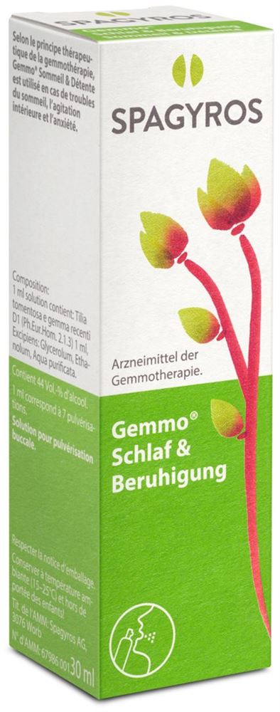 Gemmo Schlaf & Beruhigung, Spray zur Anwendung in der Mundhöhle