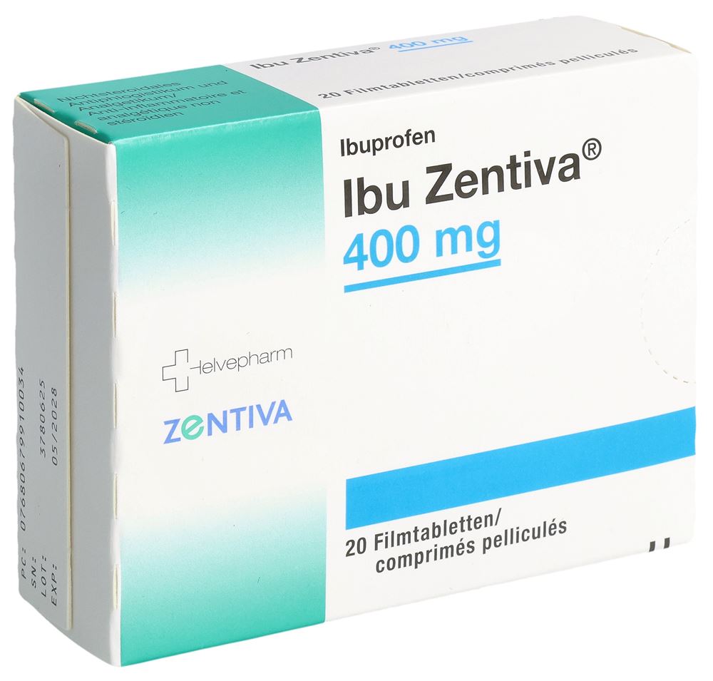 IBU Zentiva cpr pell 400 mg 20 pce