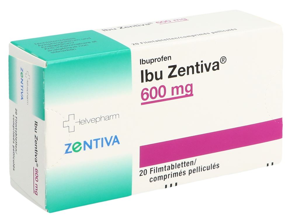 IBU Zentiva cpr pell 600 mg 20 pce
