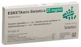 Esketamin Sintetica 25 mg/ml, soluzione iniettabile o per infusione