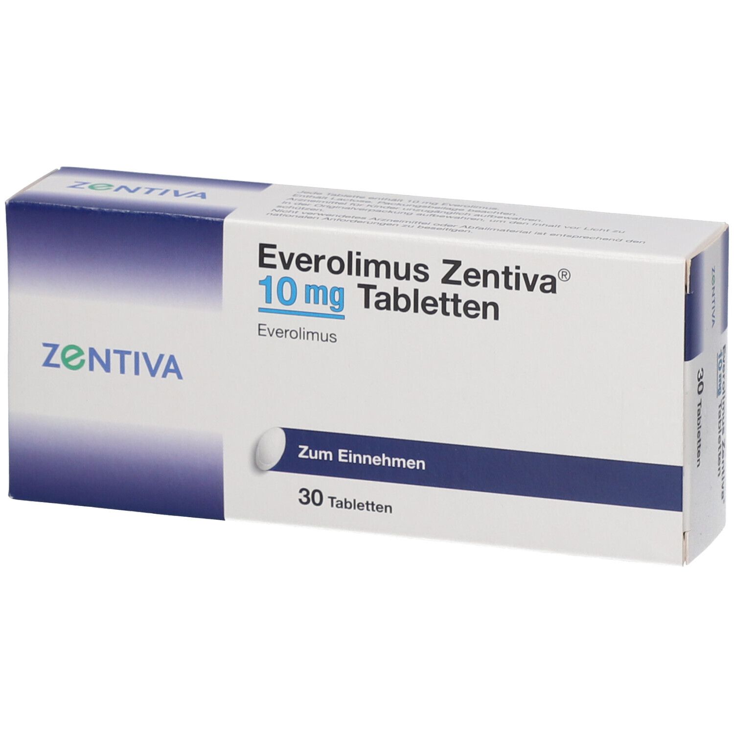 Everolimus Zentiva 2.5 mg, Tabletten