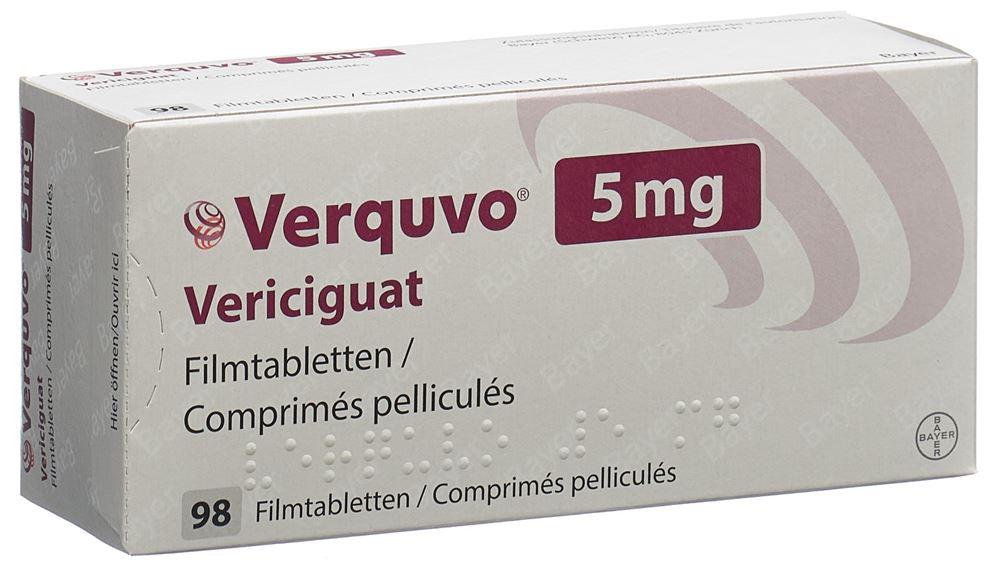 VERQUVO cpr pell 5 mg 98 pce
