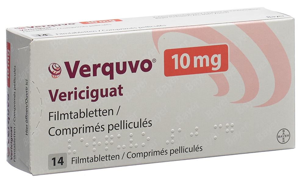 VERQUVO cpr pell 10 mg 14 pce