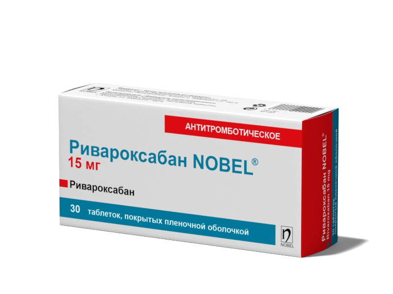Rivaroxaban NOBEL 15 mg, Filmtabletten