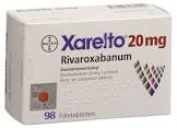 Rivaroxaban NOBEL 20 mg, Filmtabletten