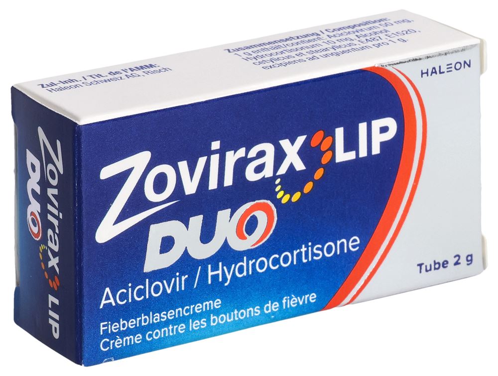 ZOVIRAX LIP Duo crème tb 2 g