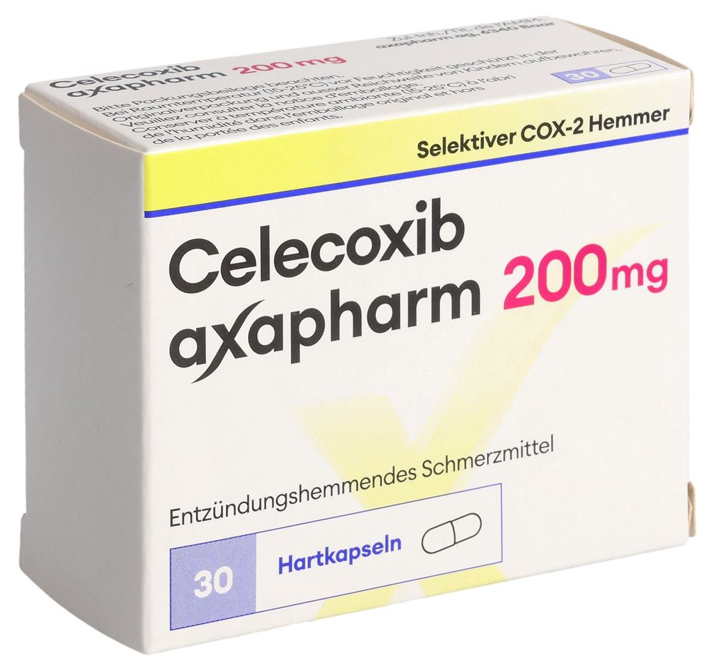 Celecoxib axapharm 200 mg, Hartkapseln