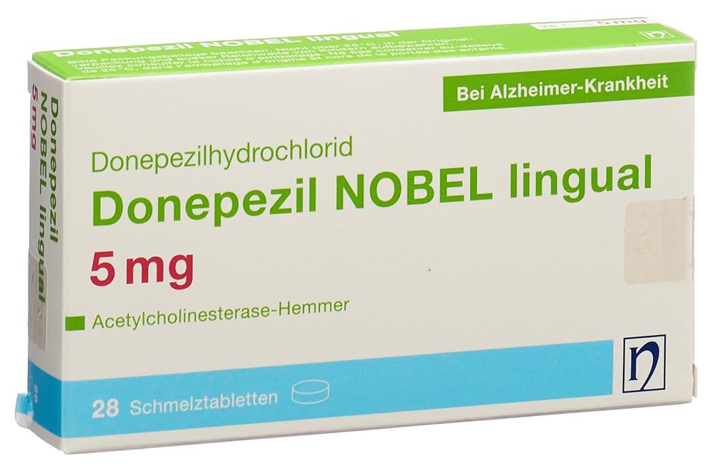 Donepezil NOBEL lingual 5 mg, Schmelztabletten
