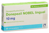 DONEPEZIL NOBEL lingual cpr orodisp 10 mg 28 pce
