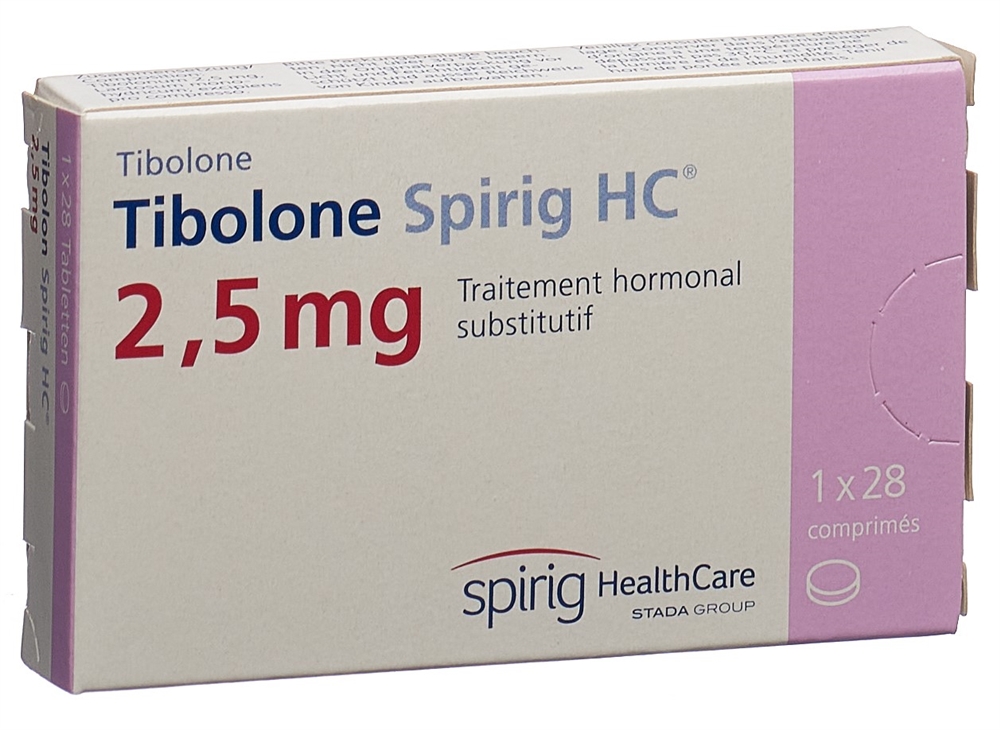 TIBOLONE Spirig HC cpr 2.5 mg 28 pce