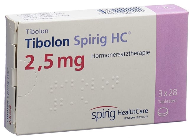 TIBOLONE Spirig HC cpr 2.5 mg 3 x 28 pce