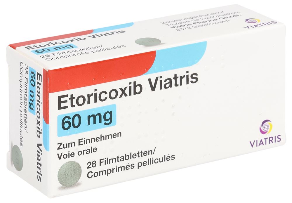 Etoricoxib Viatris 60 mg, Filmtabletten