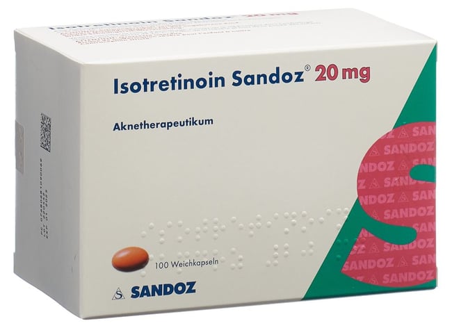 Isotretinoin Sandoz 5mg, Weichkapseln