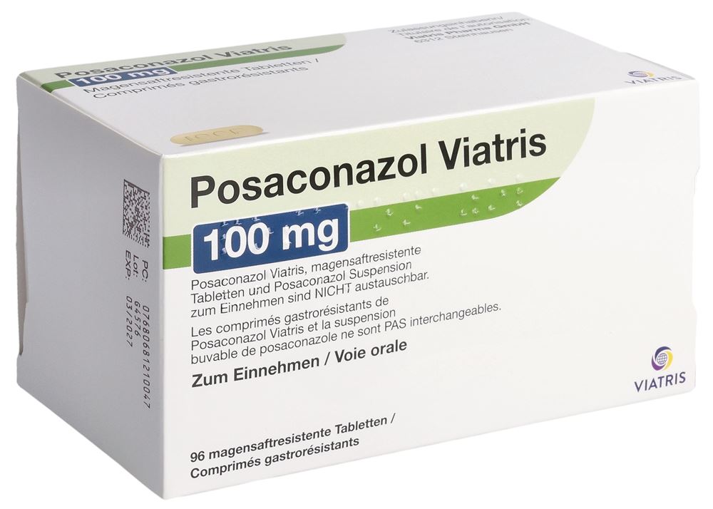 POSACONAZOL Viatris cpr pell 100 mg 96 pce
