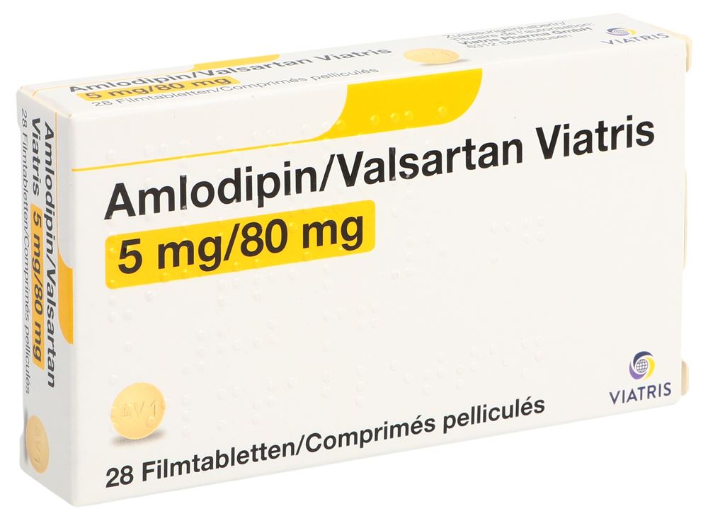 AMLODIPIN VALSARTAN Viatris cpr pell 5/80 28 pce