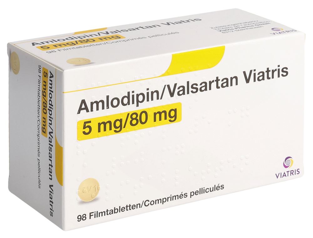 AMLODIPIN VALSARTAN Viatris cpr pell 5/80 98 pce