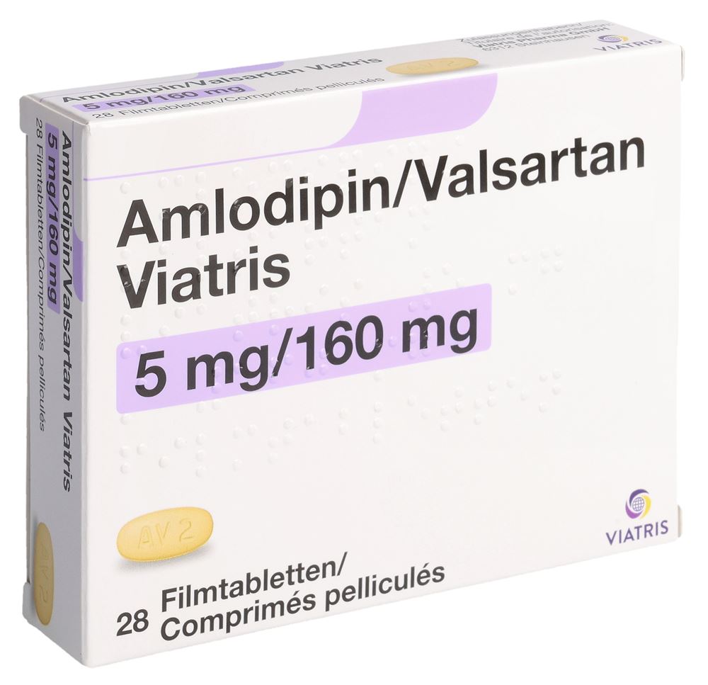 AMLODIPIN VALSARTAN Viatris cpr pell 5/160 28 pce