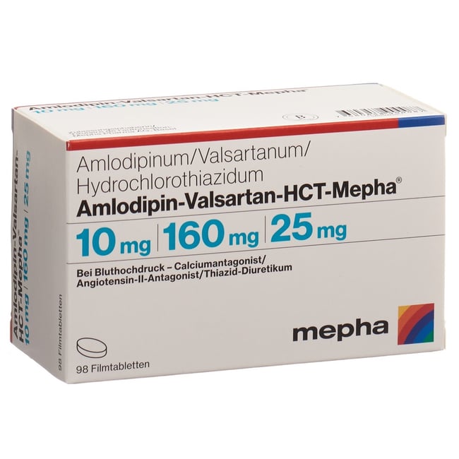 Amlodipin/Valsartan Vitatris 5 mg/160 mg, Filmtabletten